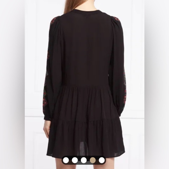 Desigual New CALENDULA dress with ethnic embroideries Size Medium - Picture 2 of 6